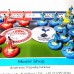 Subbuteo Andrew Table Soccer Olympiacos-Tottenham 2-2 2019-2020 Champions League set on WSB Professional Bases